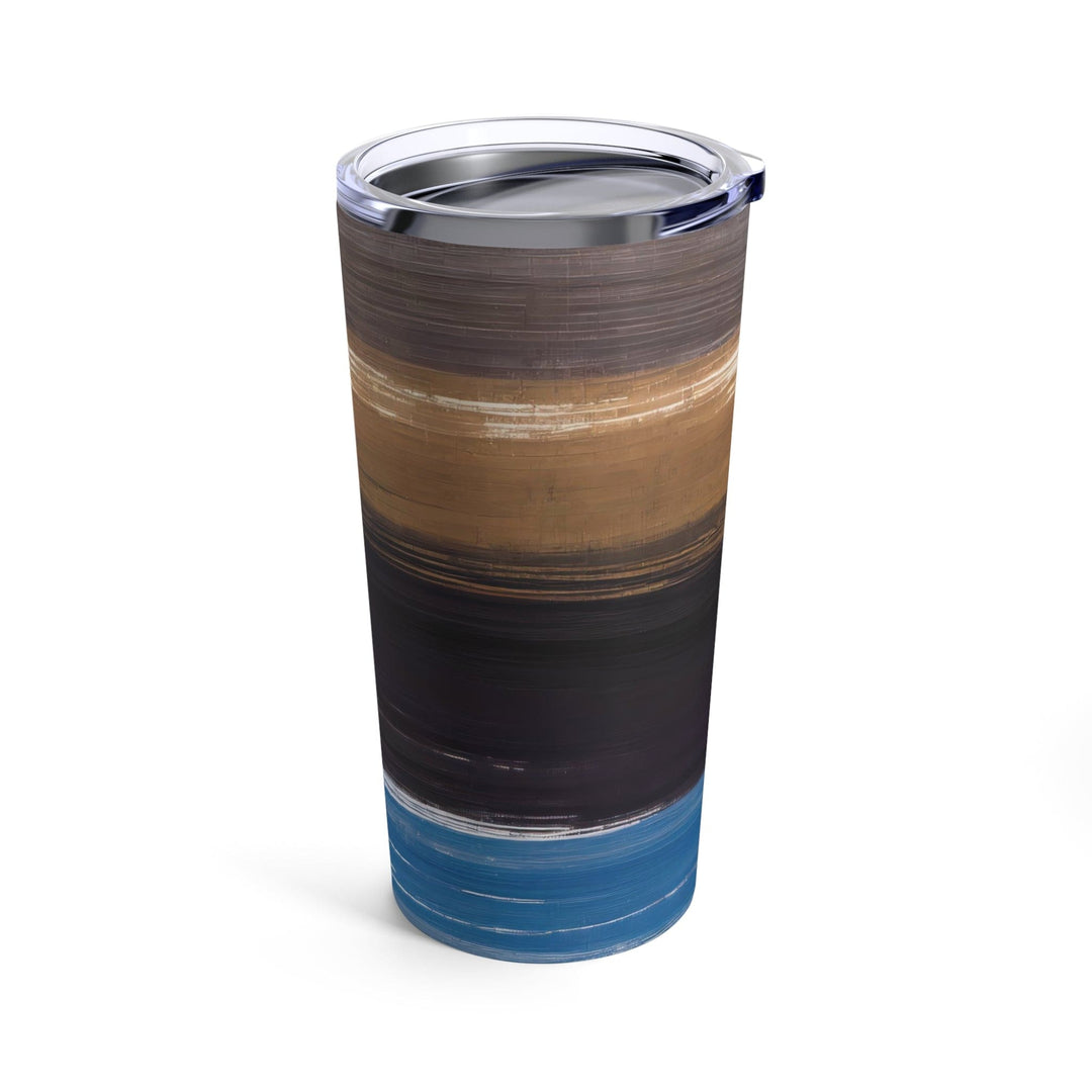 Insulated Tumbler 20oz Rustic Purple Brown Design - Decorative | Tumblers | 20oz