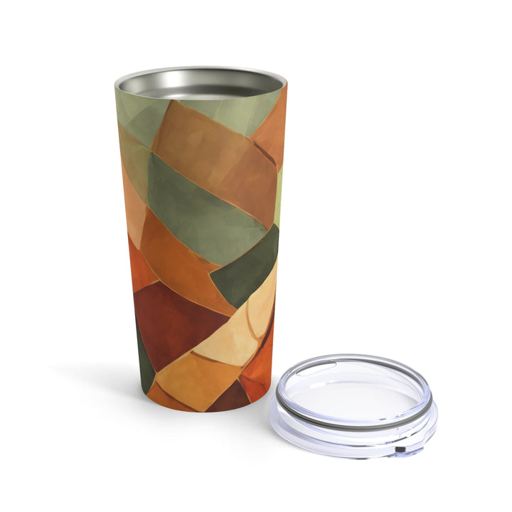 Insulated Tumbler 20oz Rustic Red Abstract Pattern - Decorative | Tumblers