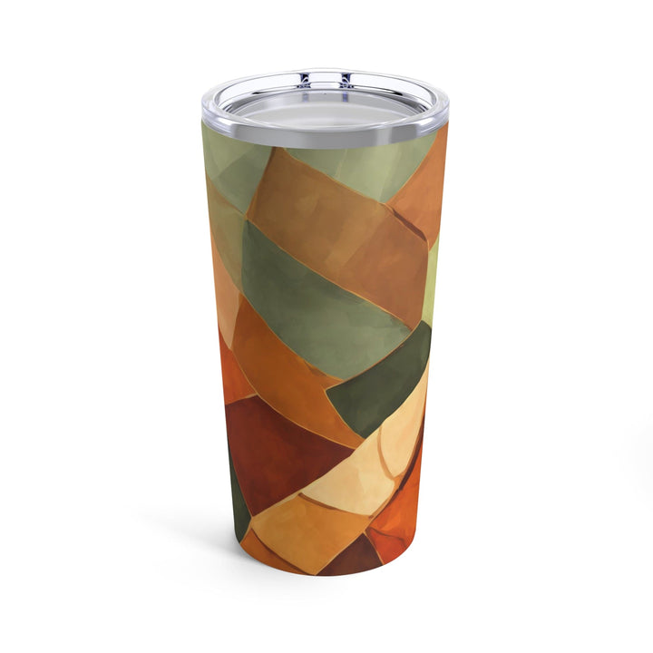 Insulated Tumbler 20oz Rustic Red Abstract Pattern - Decorative | Tumblers