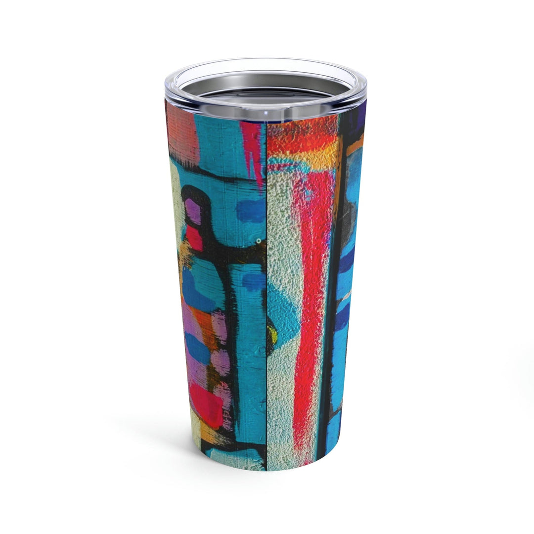 Insulated Tumbler 20oz Sutileza Smooth Colorful Abstract Print - Decorative