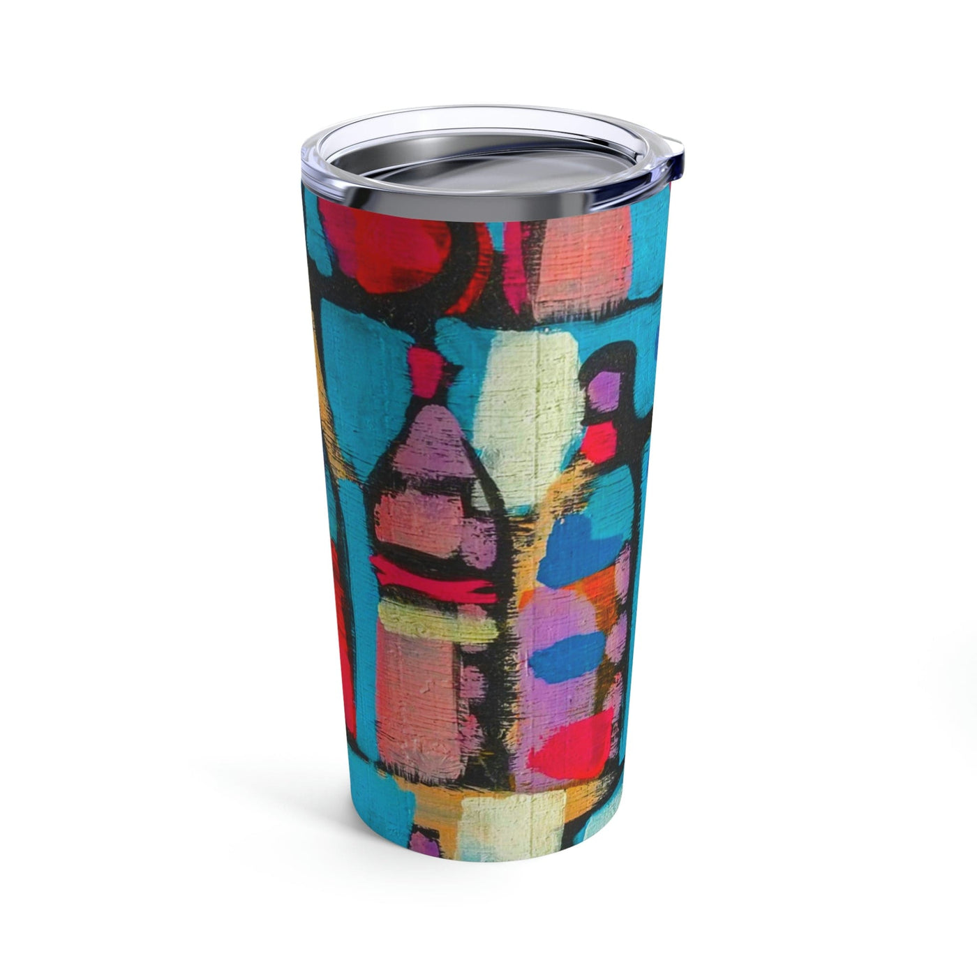 Insulated Tumbler 20oz Sutileza Smooth Colorful Abstract Print - Decorative