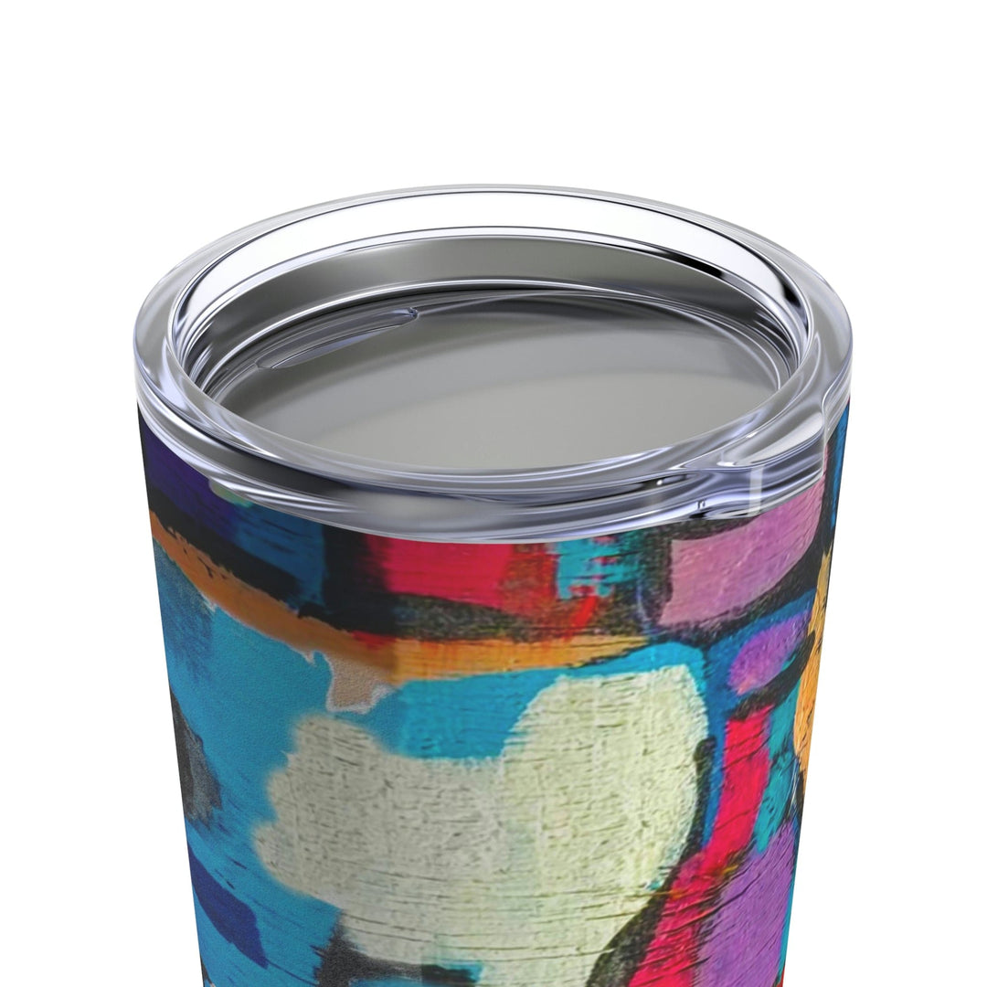 Insulated Tumbler 20oz Sutileza Smooth Colorful Abstract Print - Decorative