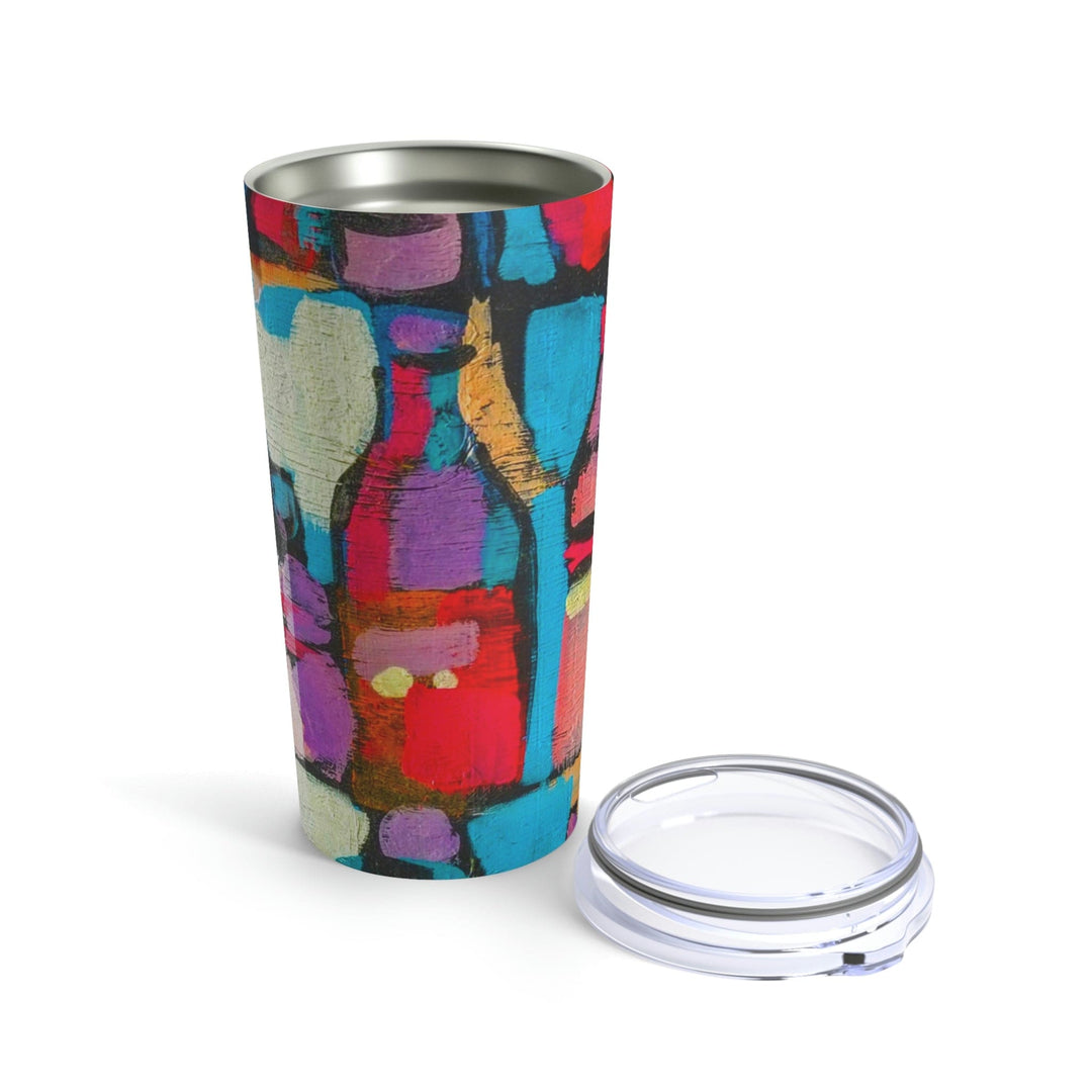 Insulated Tumbler 20oz Sutileza Smooth Colorful Abstract Print - Decorative