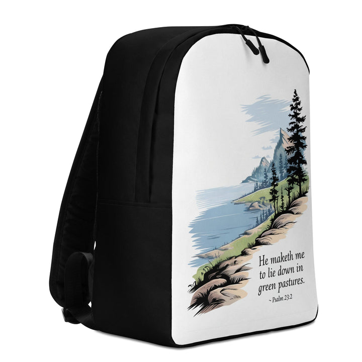 Large Backpack with Inspirational Print