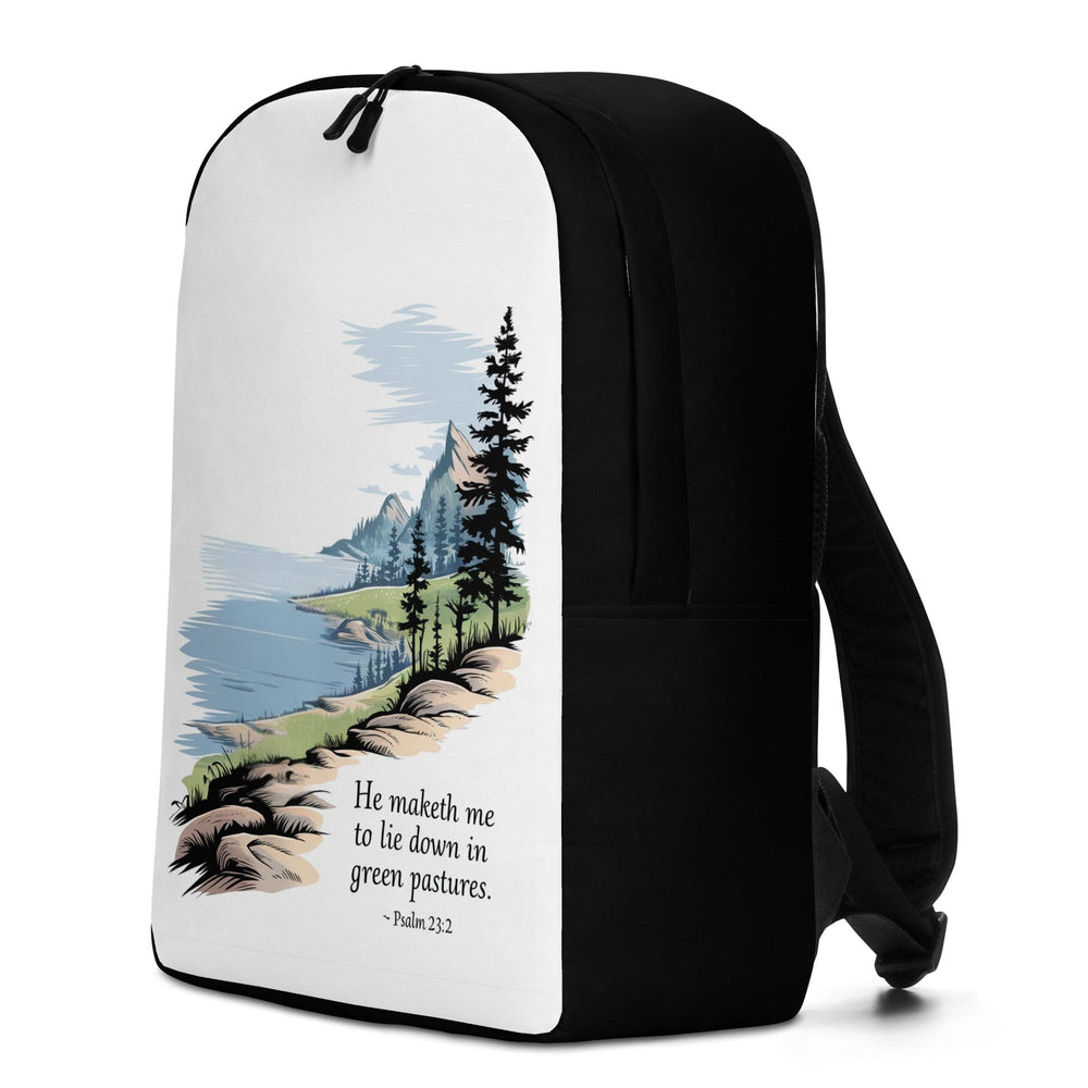 Large Backpack with Inspirational Print