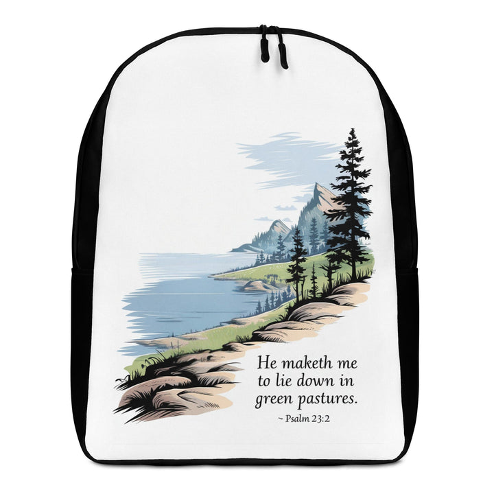 Large Backpack with Inspirational Print