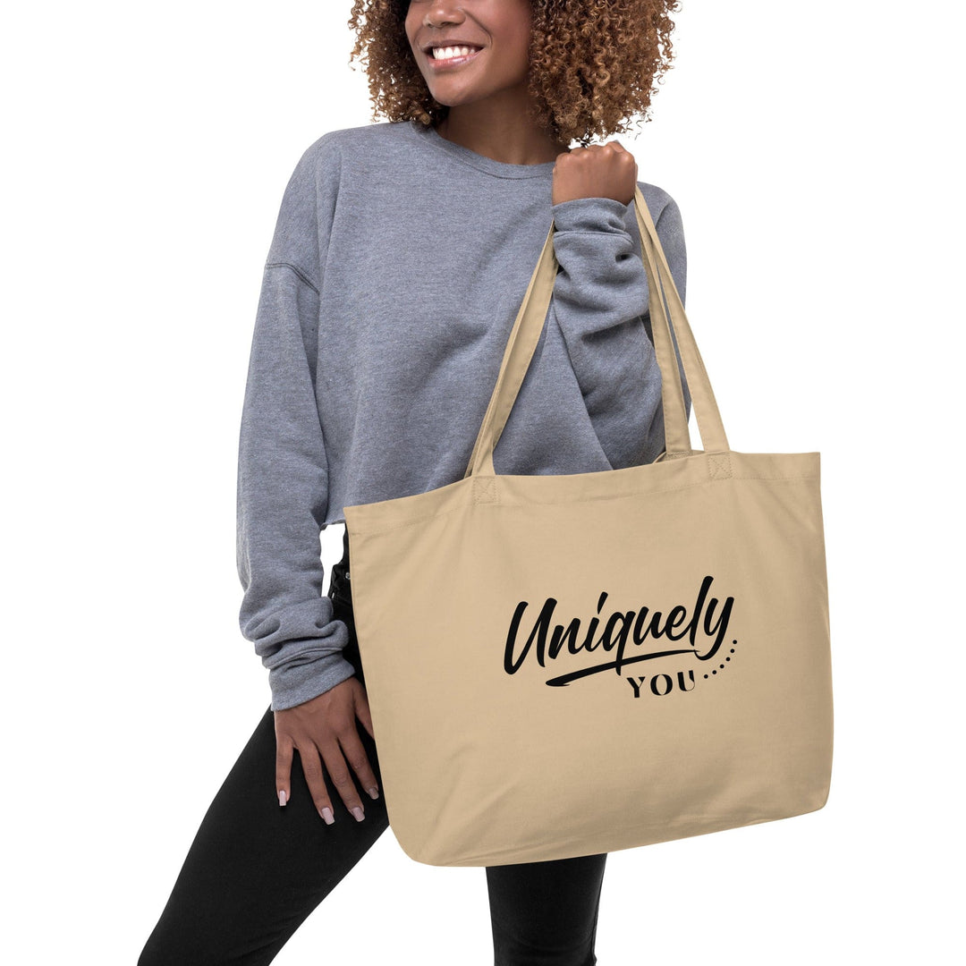 Large Beige Tote Bag