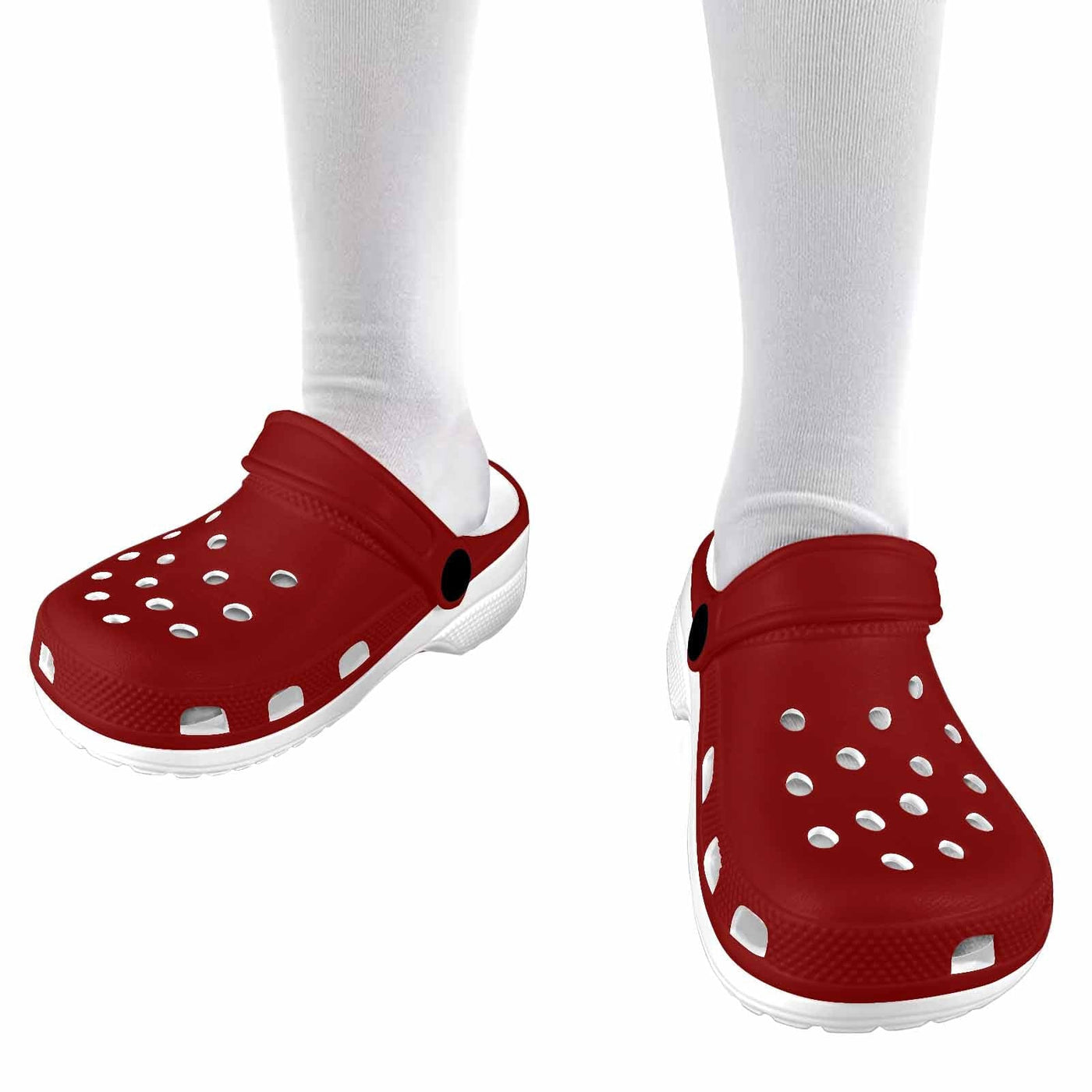 Maroon Red Clogs For Youth - Unisex | Clogs | Youth