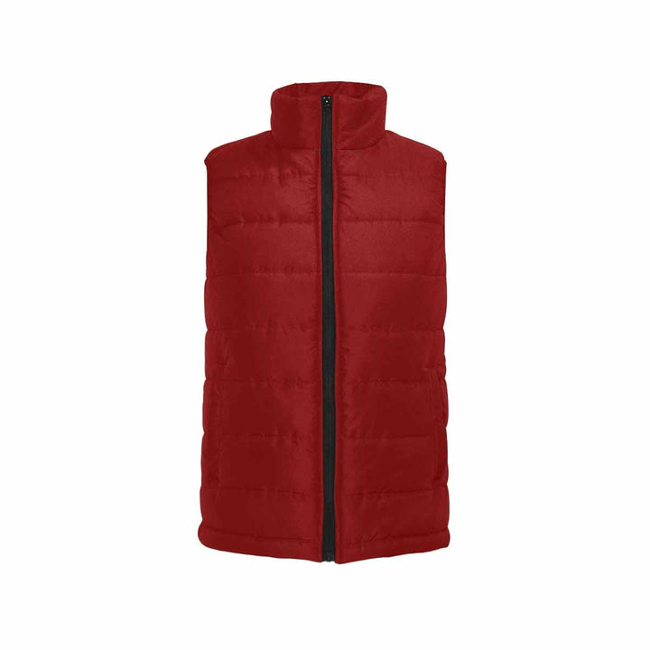 Maroon Red Mens Padded Vest - Mens | Vests