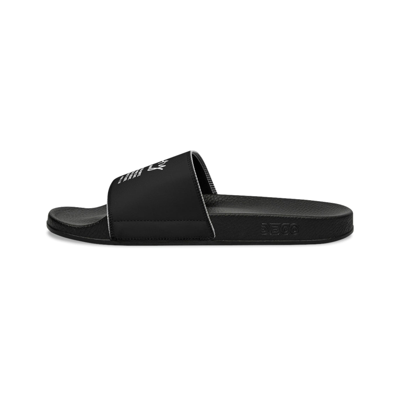 Mens Black Slide Sandals Glory Christian Inspiration - Mens | Slides