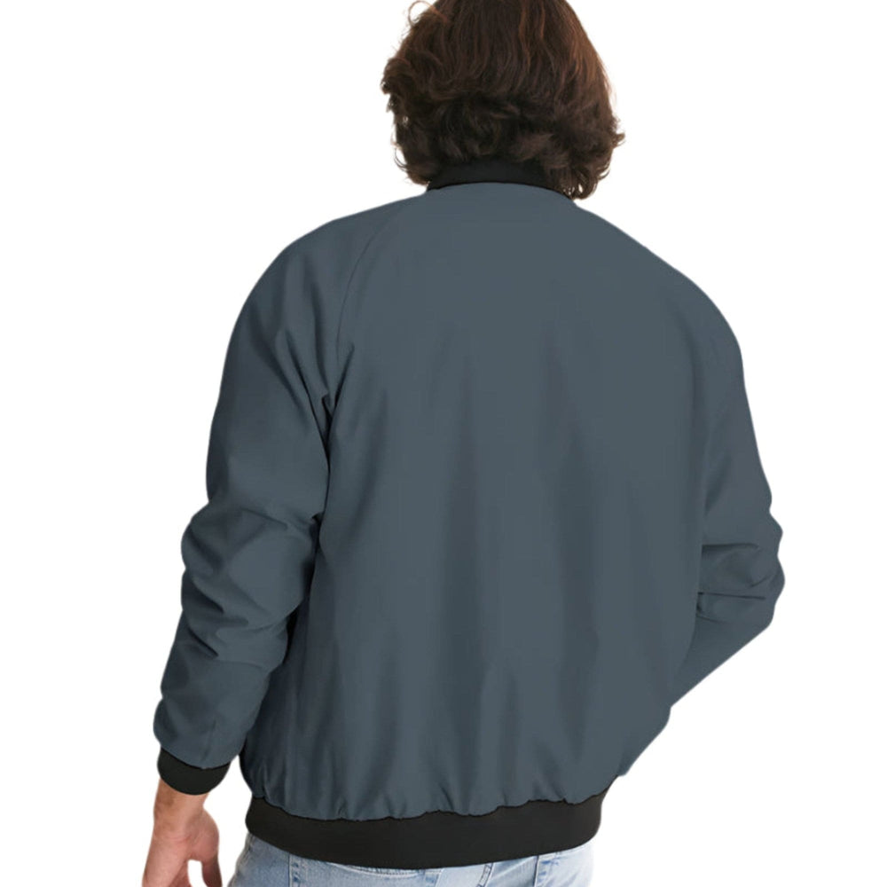 Mens Bomber Jacket Charcoal Black - Mens | Jackets | Bombers