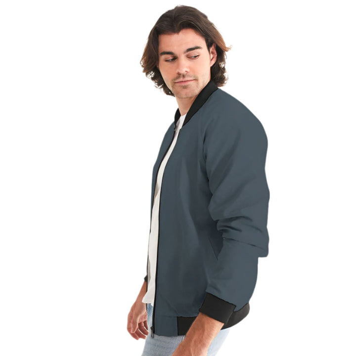 Mens Bomber Jacket Charcoal Black - Mens | Jackets | Bombers