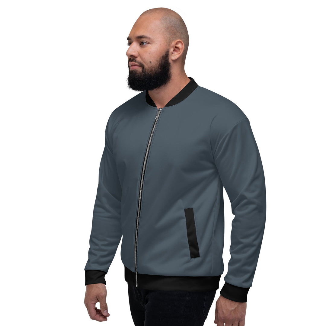 Mens Bomber Jacket Charcoal Black - Mens | Jackets | Bombers