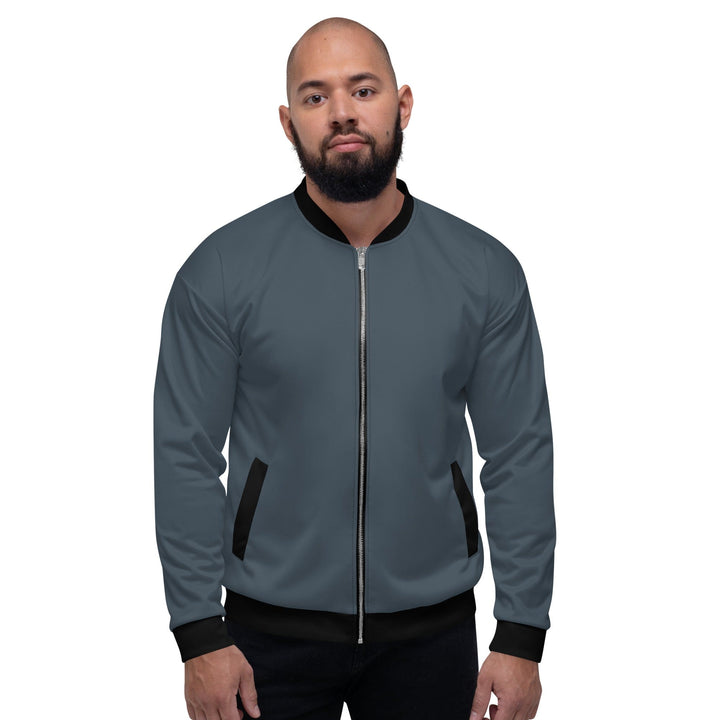 Mens Bomber Jacket Charcoal Black - Mens | Jackets | Bombers