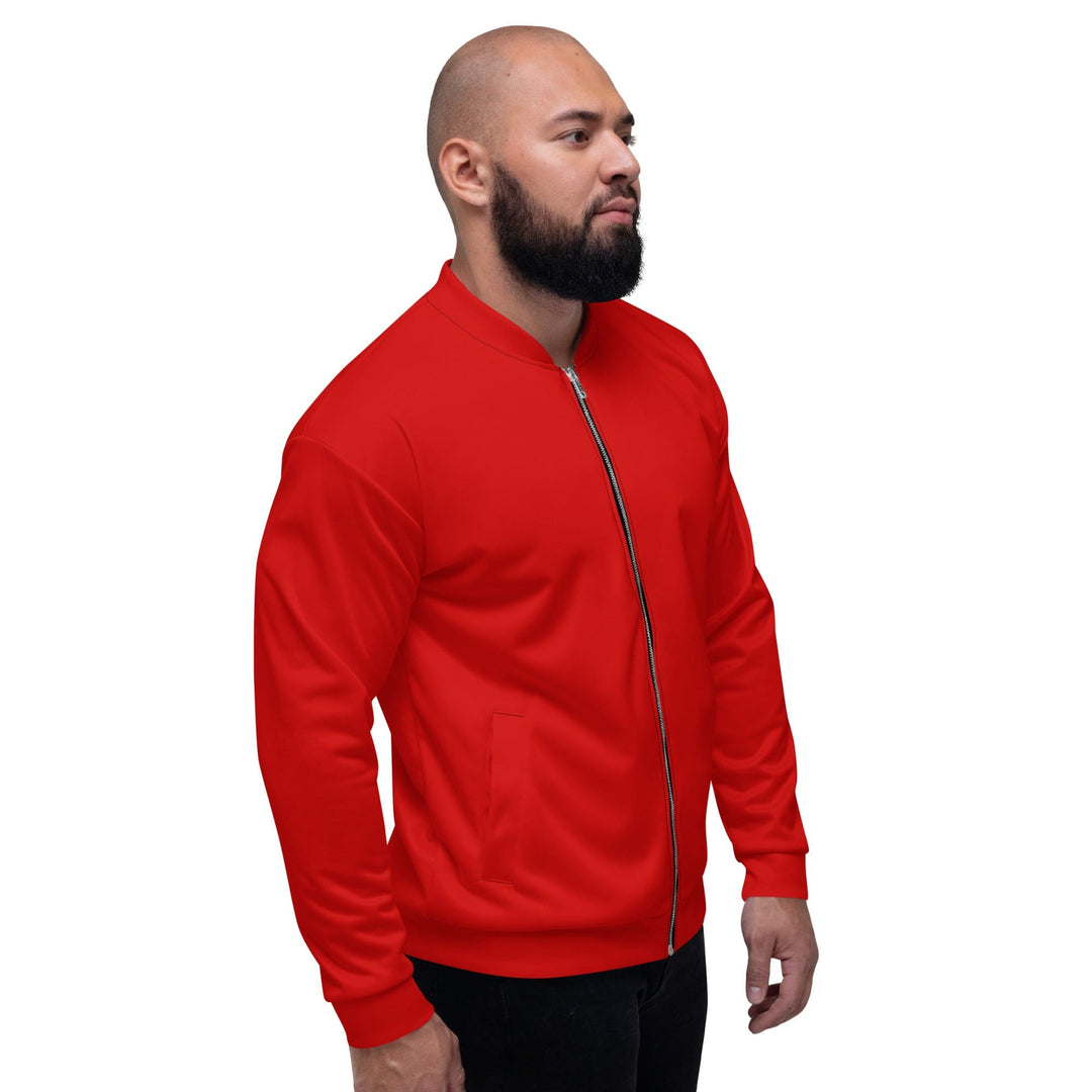 Mens Bomber Jacket Red 2 - Mens | Jackets | Bombers