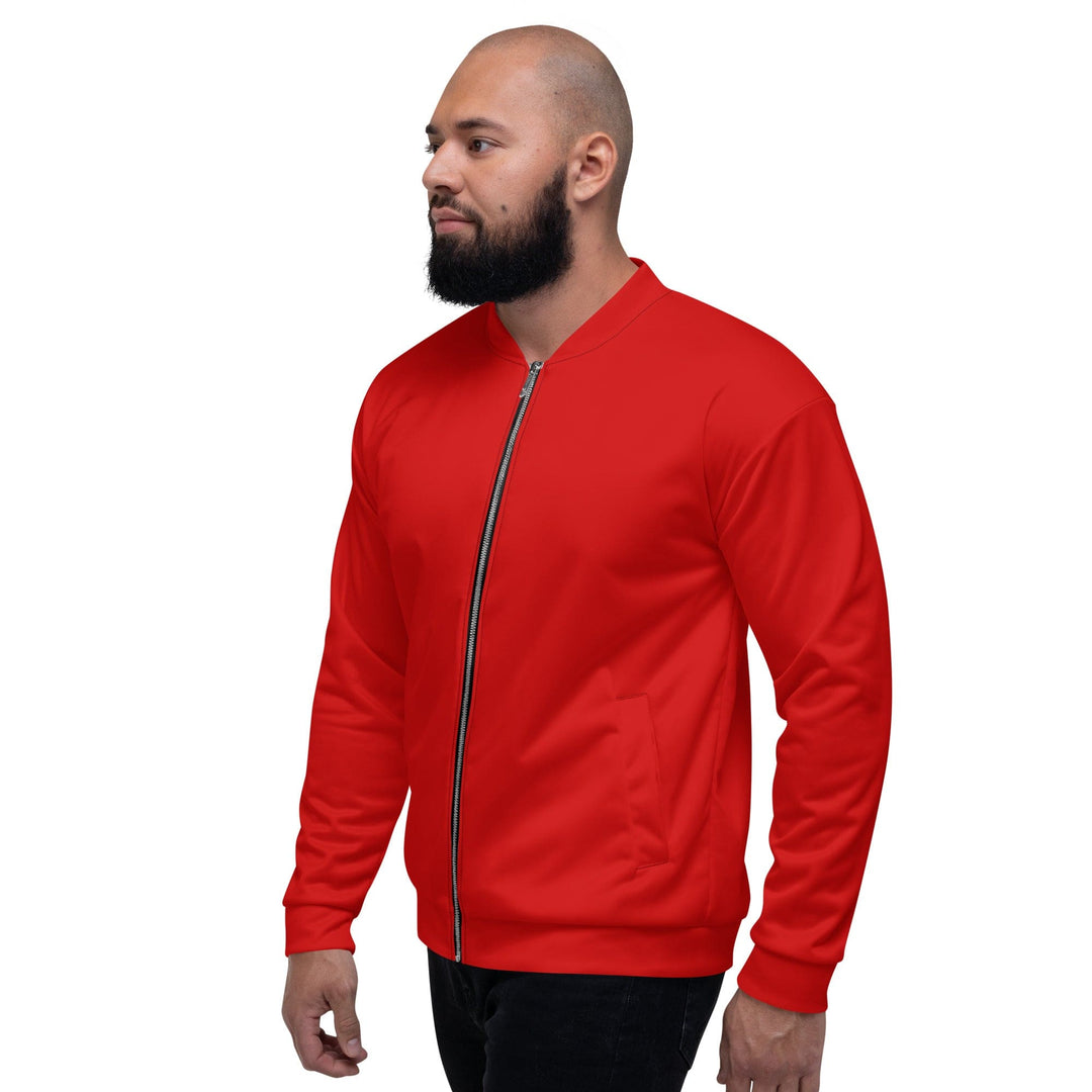 Mens Bomber Jacket Red 2 - Mens | Jackets | Bombers