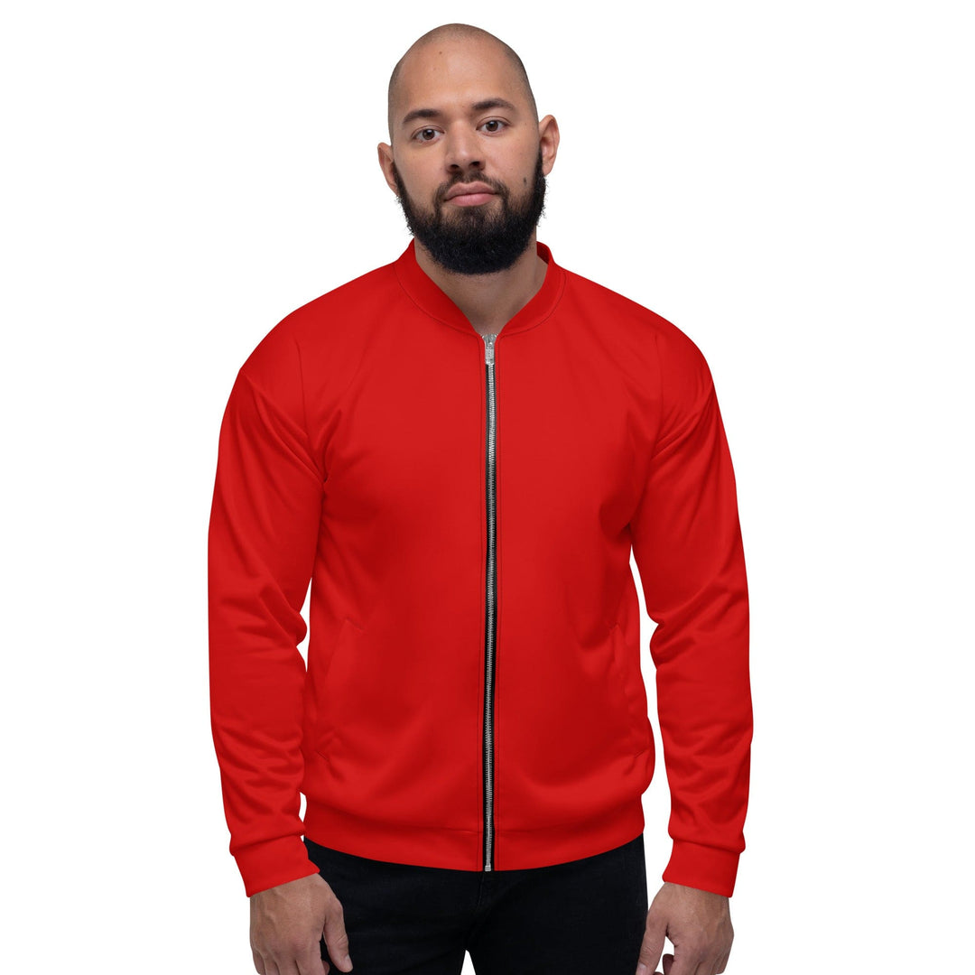 Mens Bomber Jacket Red 2 - Mens | Jackets | Bombers