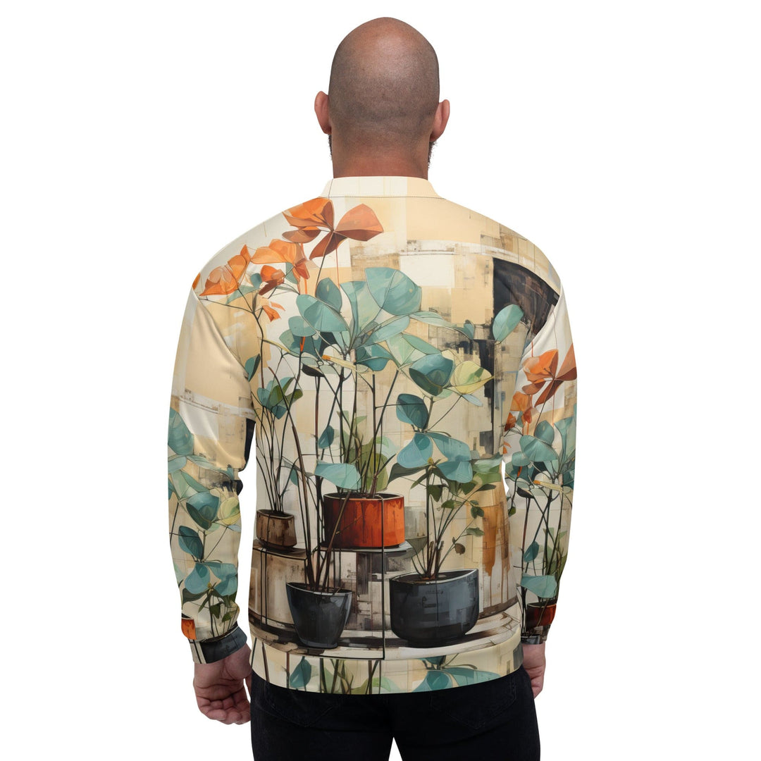 Mens Bomber Jacket Rustic Botanical Plants 2 - Mens | Jackets | Bombers