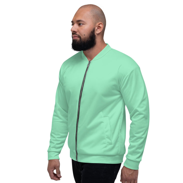 Mens Bomber Jacket Seafoam Green 2 - Mens | Jackets | Bombers