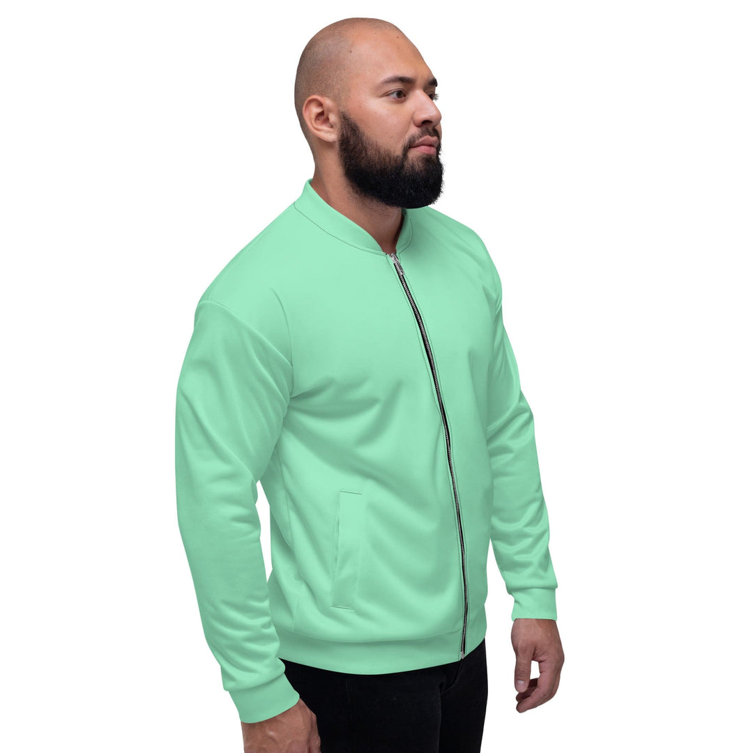 Mens Bomber Jacket Seafoam Green 2 - Mens | Jackets | Bombers