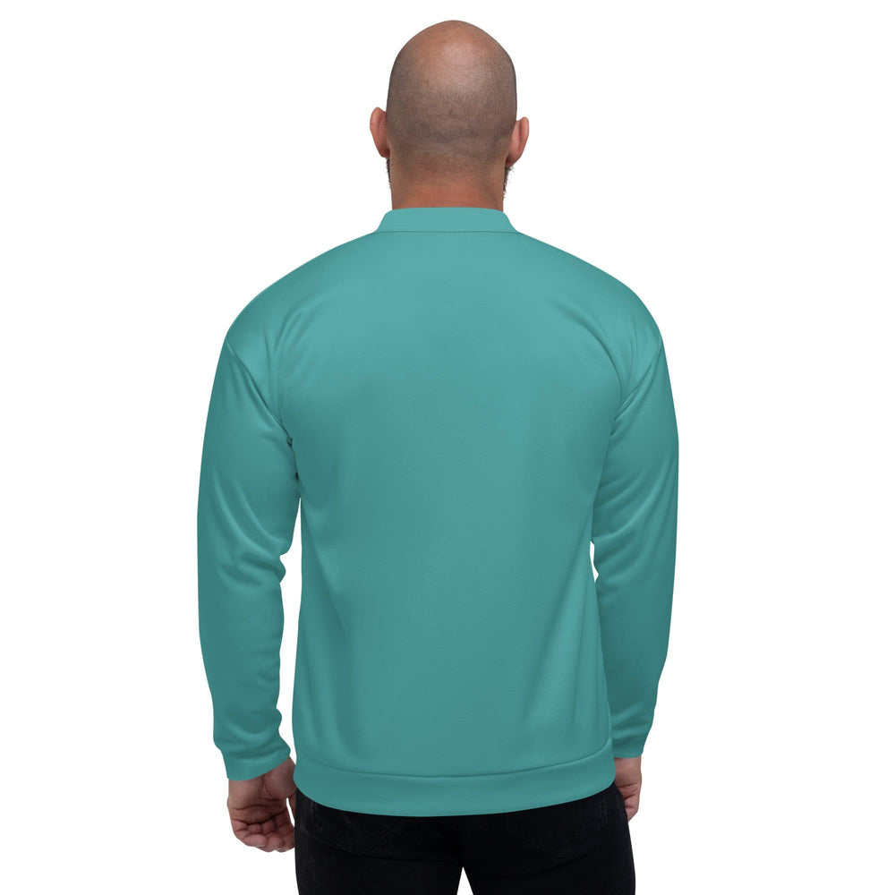 Mens Bomber Jacket Teal Green 2 - Mens | Jackets | Bombers