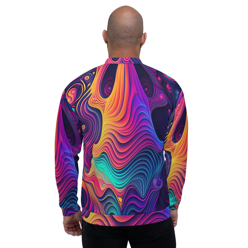 Mens Bomber Jacket Vibrant Psychedelic Kaleidoscope Boho Print - Mens | Jackets