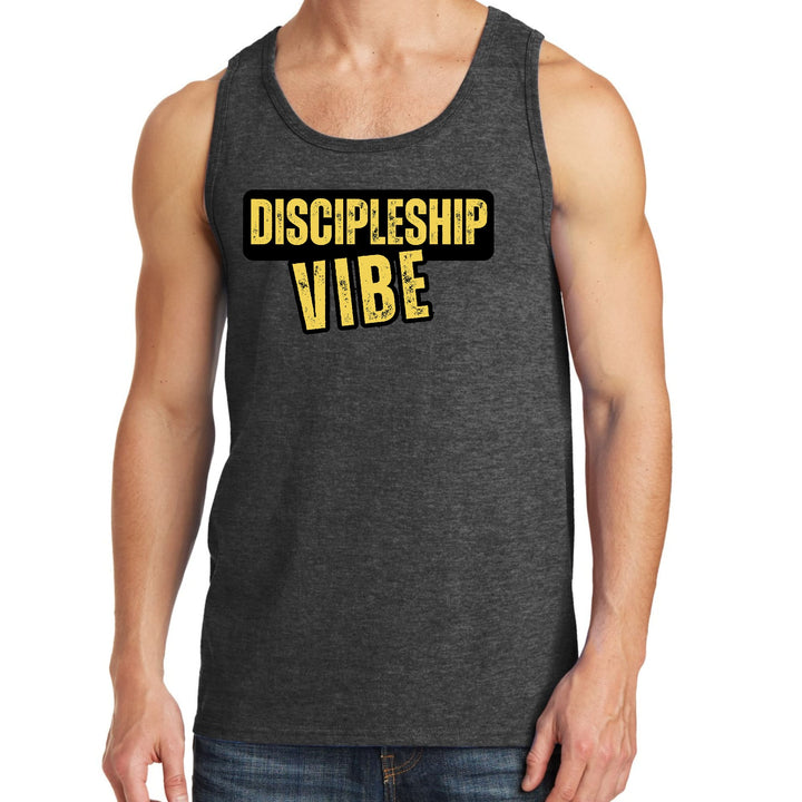 Mens Fitness Tank Top Graphic T-shirt Discipleship Vibe - Mens | Tank Tops