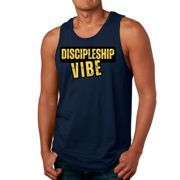 Mens Fitness Tank Top Graphic T-shirt Discipleship Vibe - Mens | Tank Tops