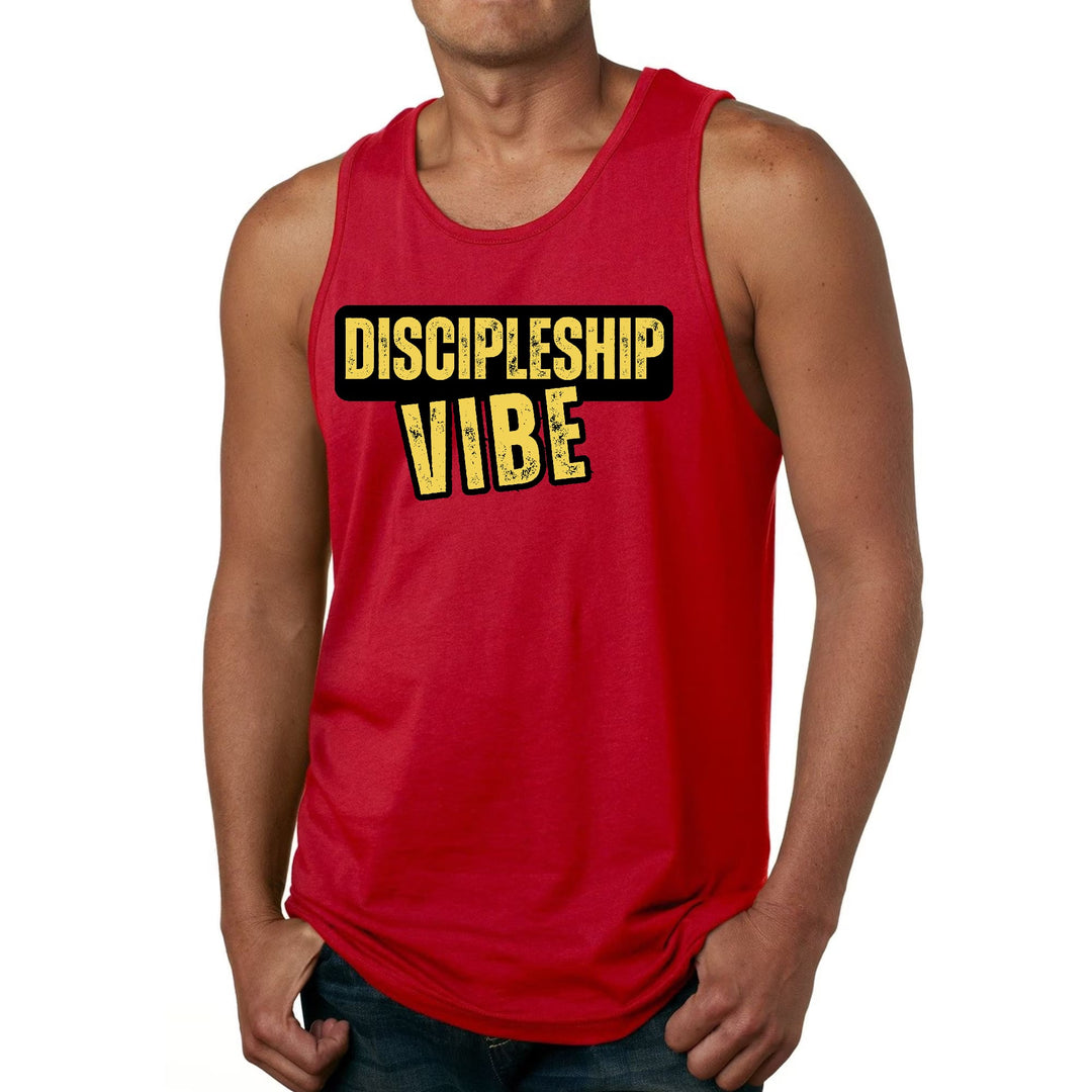 Mens Fitness Tank Top Graphic T-shirt Discipleship Vibe - Mens | Tank Tops