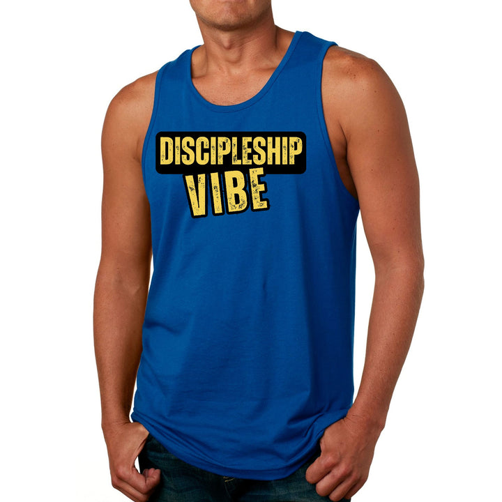 Mens Fitness Tank Top Graphic T-shirt Discipleship Vibe - Mens | Tank Tops