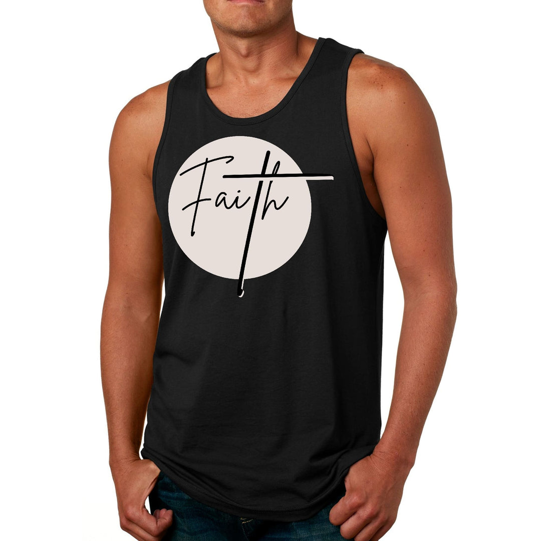 Mens Fitness Tank Top Graphic T-shirt Faith Print - Mens | Tank Tops