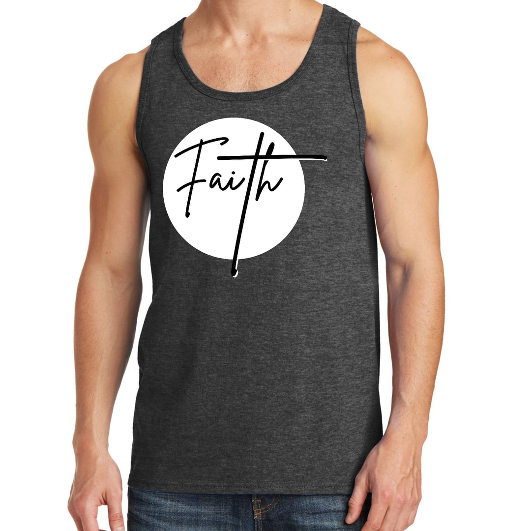 Mens Fitness Tank Top Graphic T-shirt Faith Print - Mens | Tank Tops