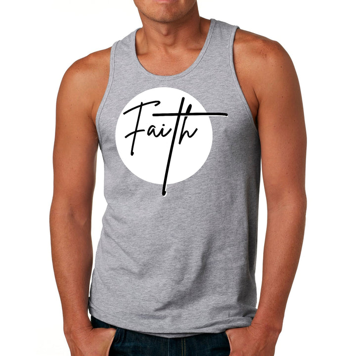 Mens Fitness Tank Top Graphic T-shirt Faith Print - Mens | Tank Tops