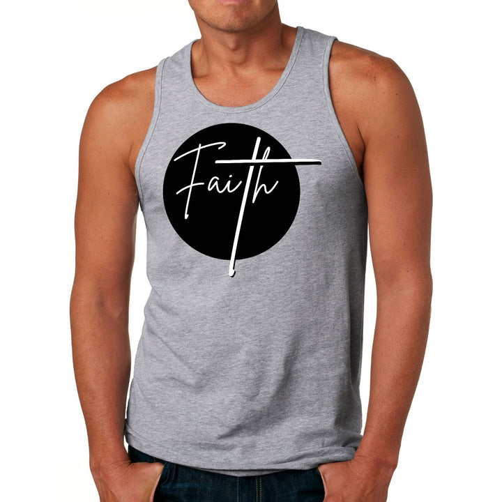 Mens Fitness Tank Top Graphic T-shirt Faith Print - Mens | Tank Tops