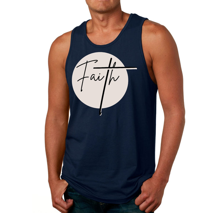 Mens Fitness Tank Top Graphic T-shirt Faith Print - Mens | Tank Tops