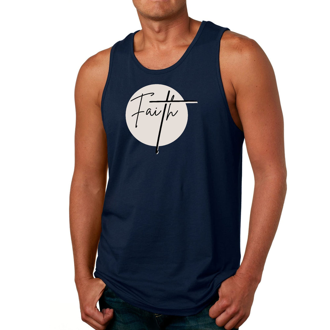 Mens Fitness Tank Top Graphic T-shirt Faith Print - Mens | Tank Tops