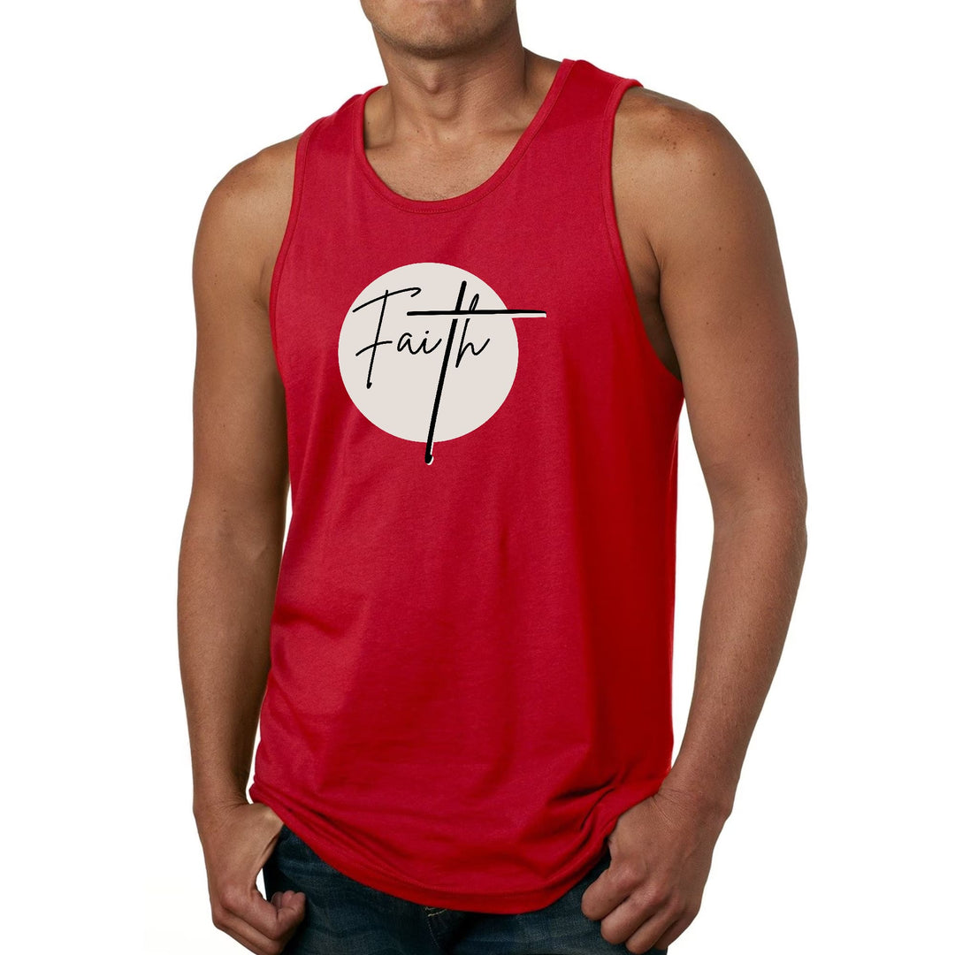 Mens Fitness Tank Top Graphic T-shirt Faith Print - Mens | Tank Tops