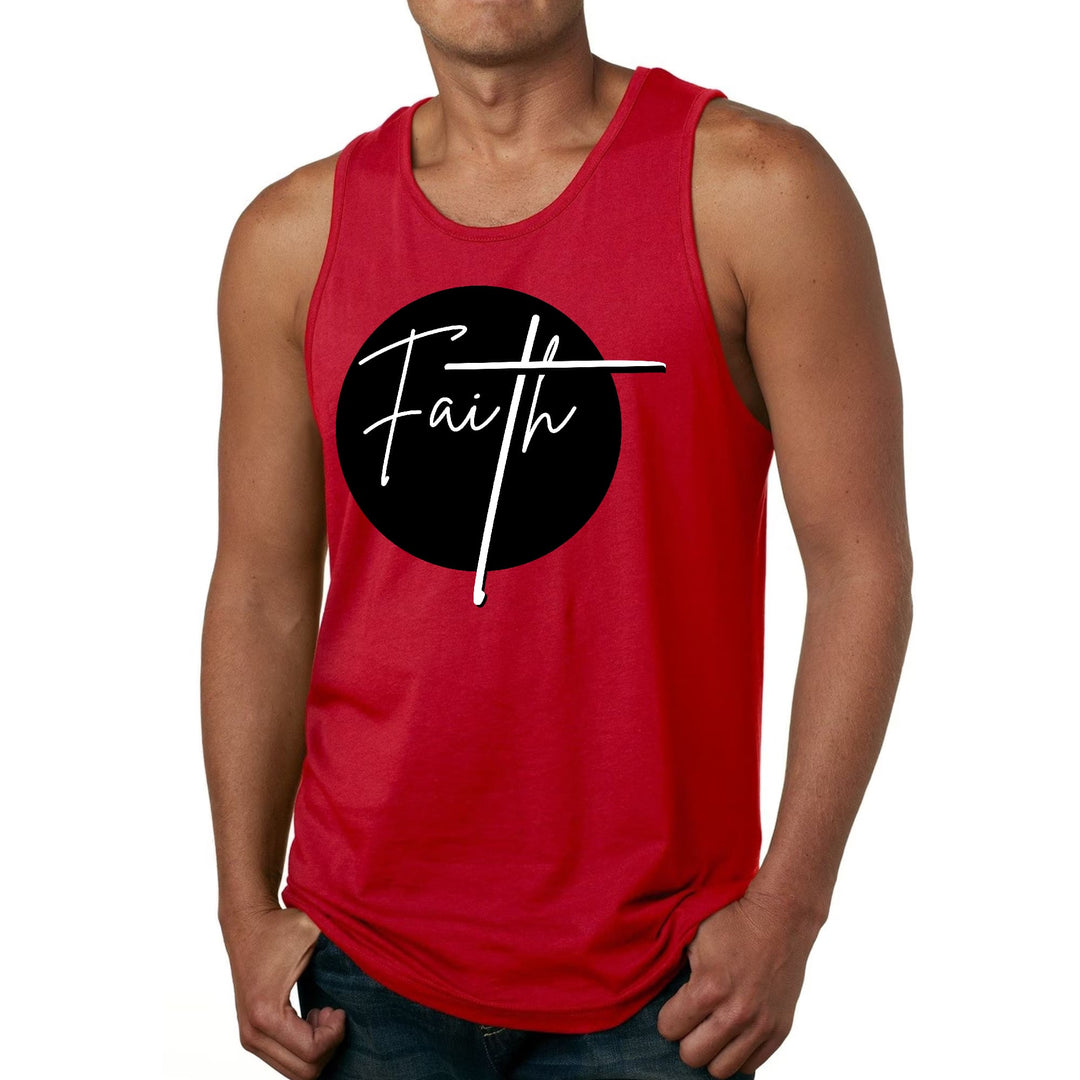 Mens Fitness Tank Top Graphic T-shirt Faith Print - Mens | Tank Tops