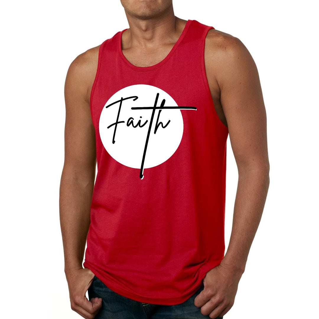 Mens Fitness Tank Top Graphic T-shirt Faith Print - Mens | Tank Tops