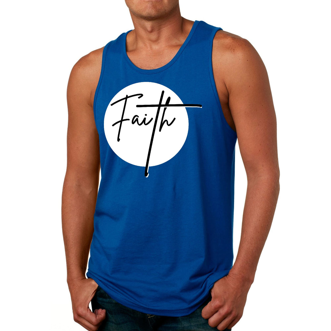 Mens Fitness Tank Top Graphic T-shirt Faith Print - Mens | Tank Tops