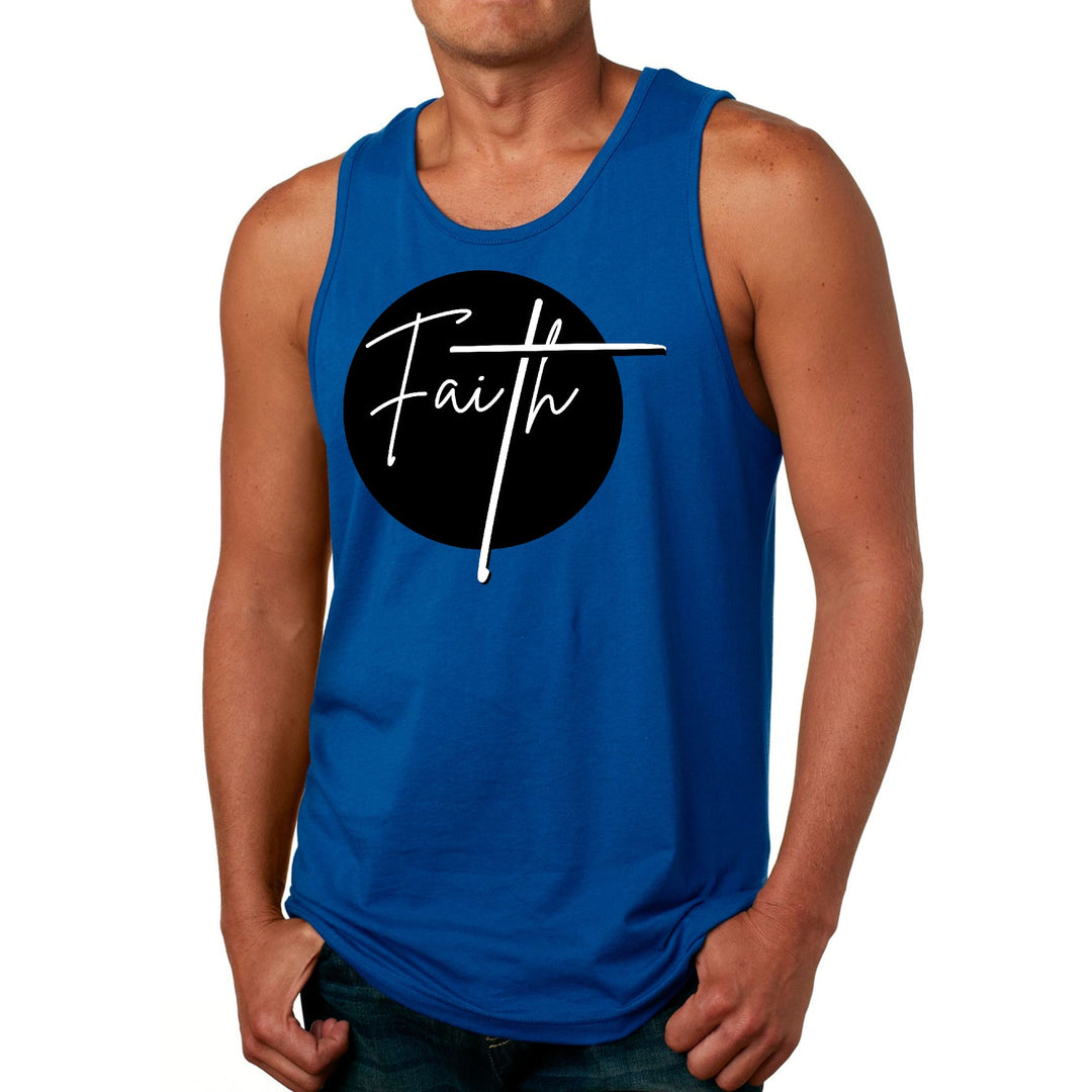 Mens Fitness Tank Top Graphic T-shirt Faith Print - Mens | Tank Tops