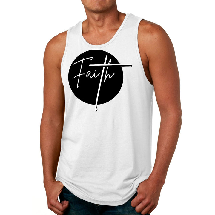 Mens Fitness Tank Top Graphic T-shirt Faith Print - Mens | Tank Tops