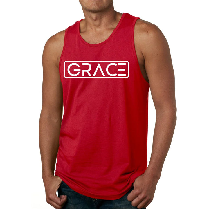 Mens Fitness Tank Top Graphic T-shirt Grace - Mens | Tank Tops