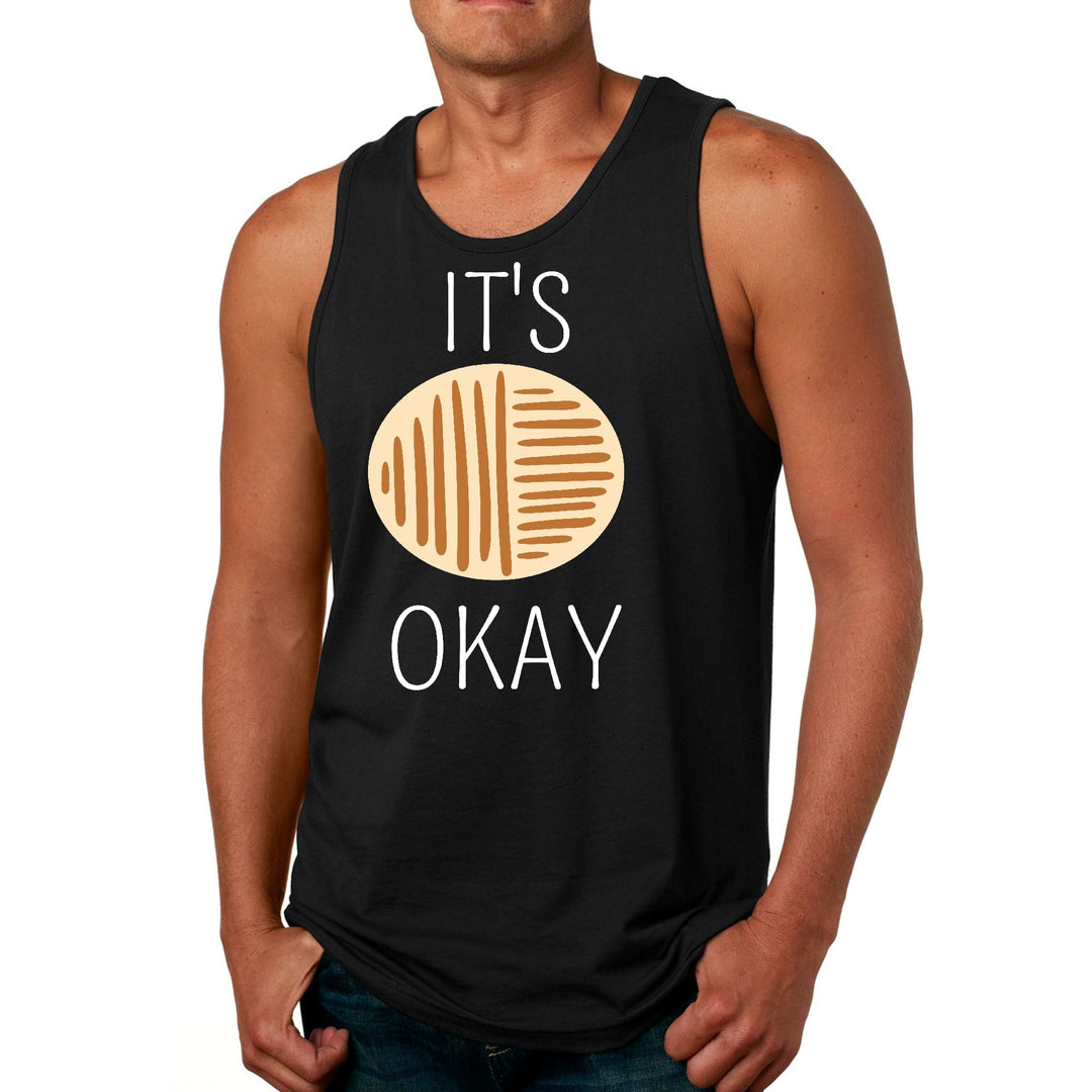 Mens Fitness Tank Top Graphic T-shirt Say it Soul its Okay - Mens | Tank Tops