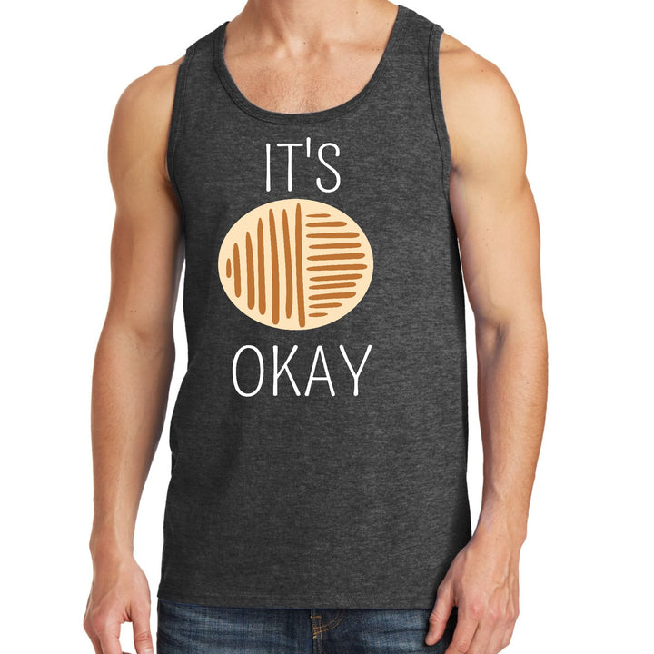 Mens Fitness Tank Top Graphic T-shirt Say it Soul its Okay - Mens | Tank Tops