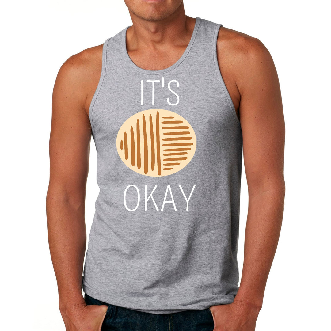 Mens Fitness Tank Top Graphic T-shirt Say it Soul its Okay - Mens | Tank Tops