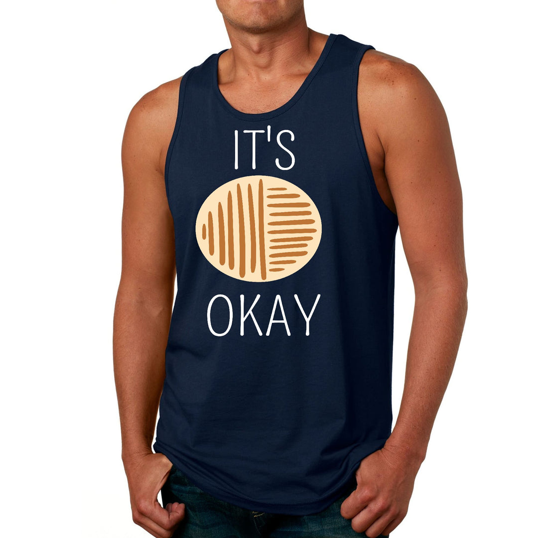 Mens Fitness Tank Top Graphic T-shirt Say it Soul its Okay - Mens | Tank Tops