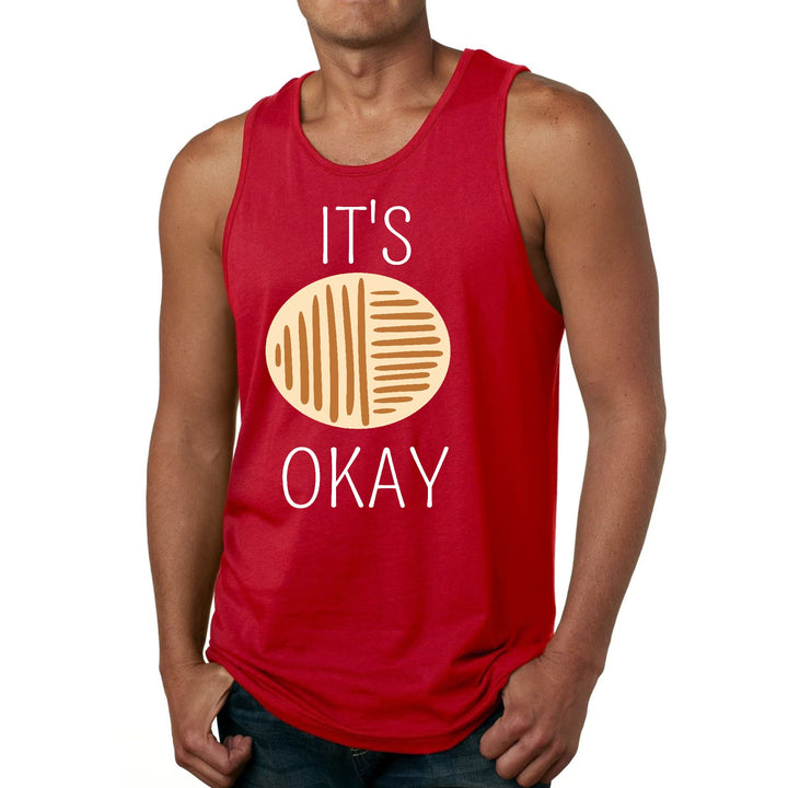 Mens Fitness Tank Top Graphic T-shirt Say it Soul its Okay - Mens | Tank Tops