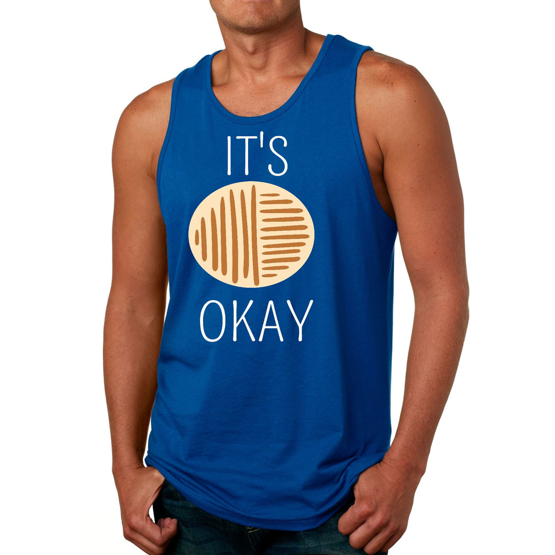 Mens Fitness Tank Top Graphic T-shirt Say it Soul its Okay - Mens | Tank Tops