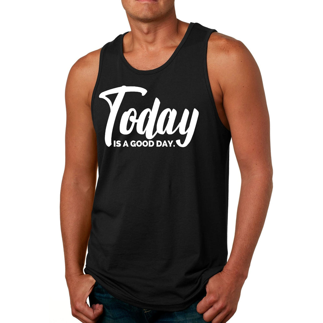 Mens Fitness Tank Top Graphic T-shirt Today is a Good Day - Mens | Tank Tops